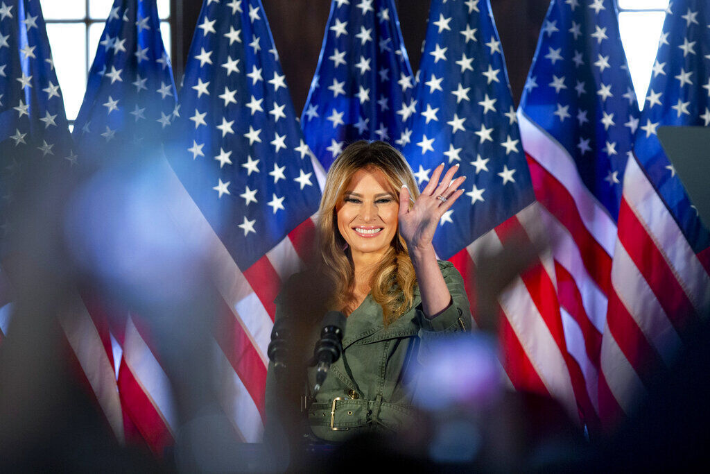 APTOPIX Election 2020 Melania Trump